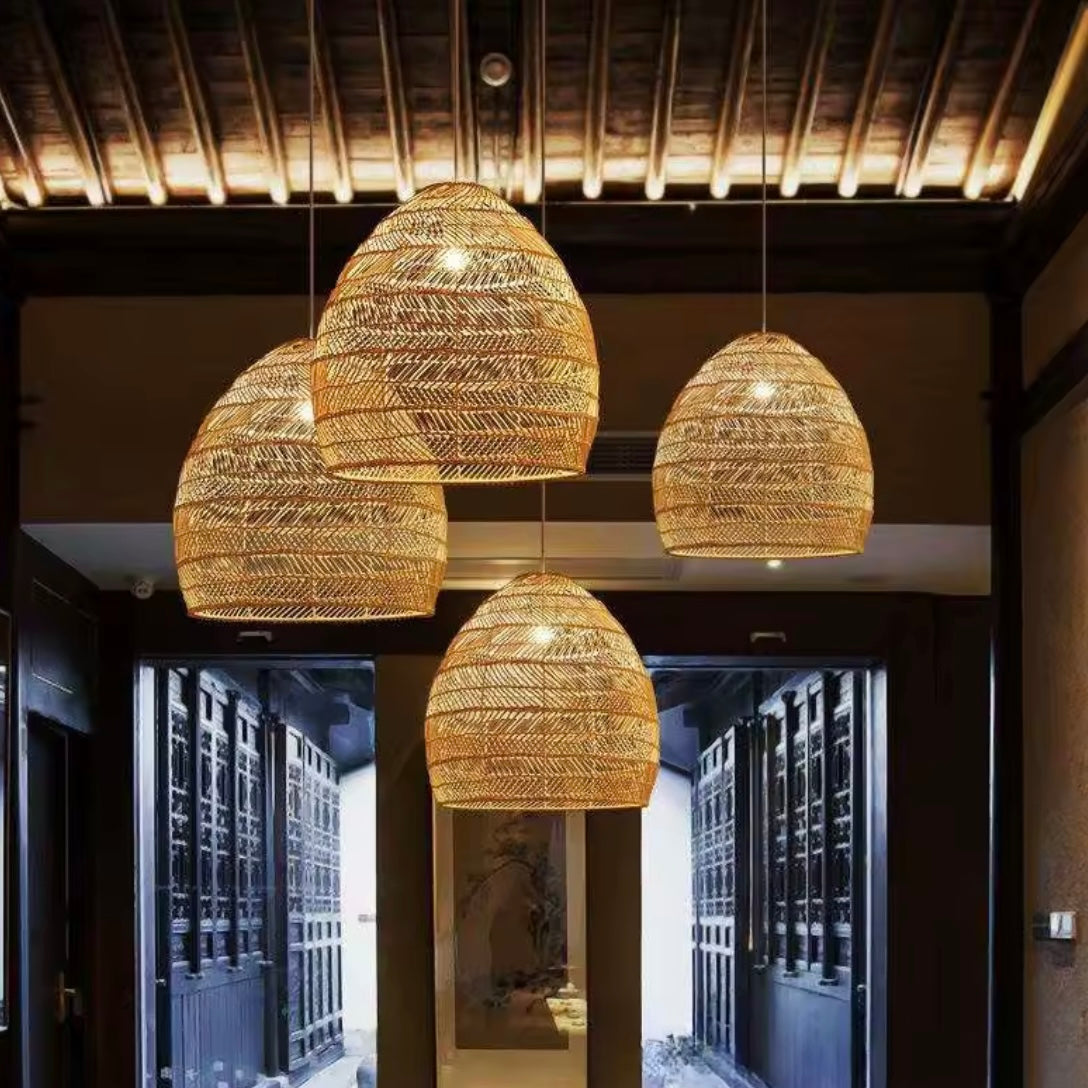 Suspension en Osier Naturel | Style Chinois – KIO