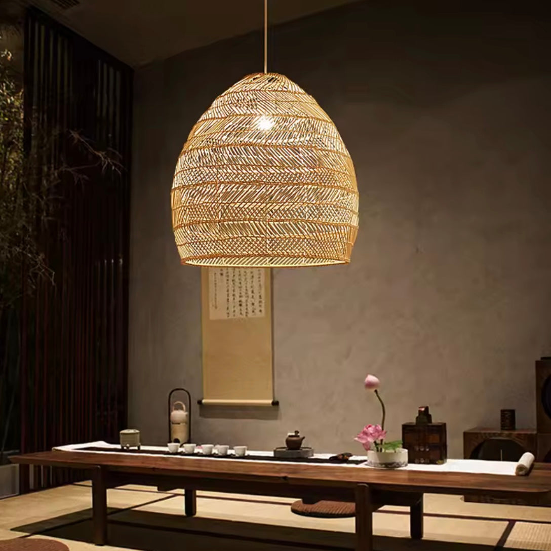 Suspension en Osier Naturel | Style Chinois – KIO