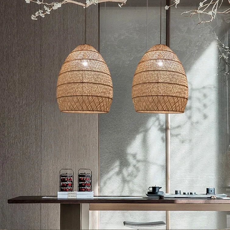 Suspension en Osier Naturel | Style Chinois – KIO