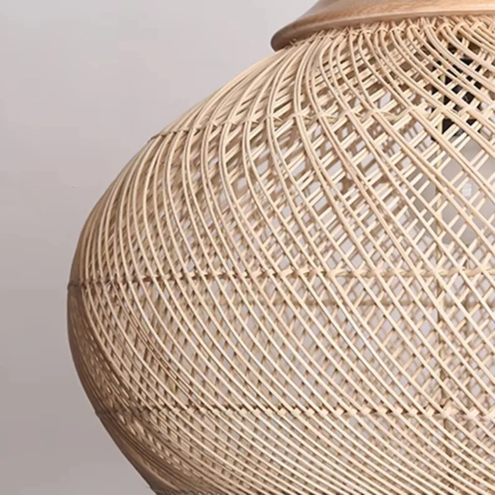 Suspension en Osier Vintage Bohème | POMO