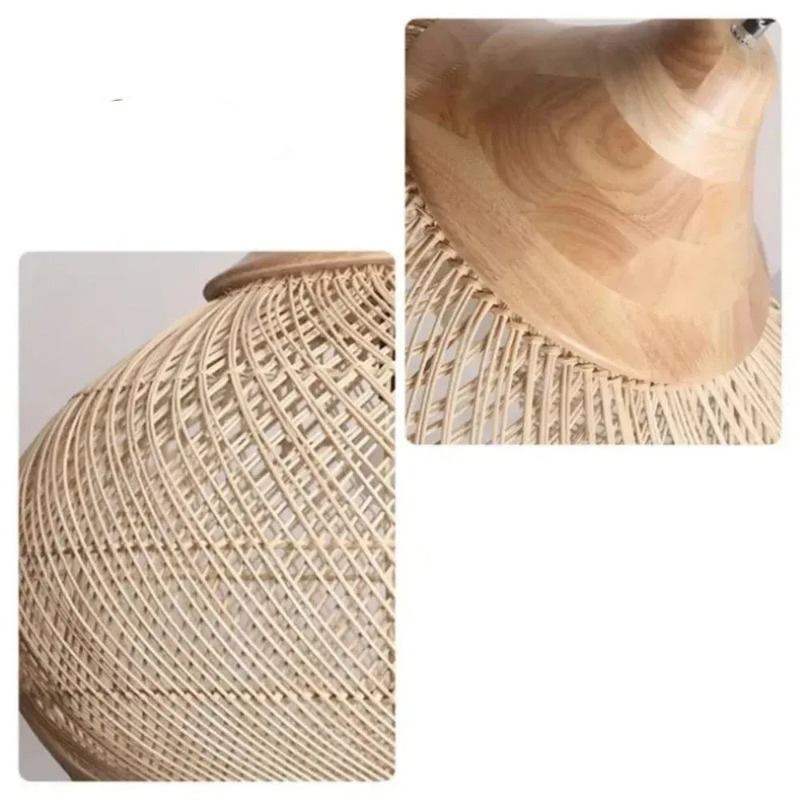 Suspension en Osier Vintage Bohème | POMO