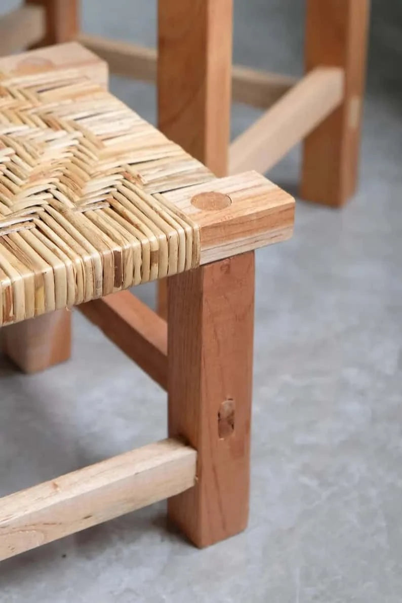 Tabouret en Osier | Collection Héritage & Modernité