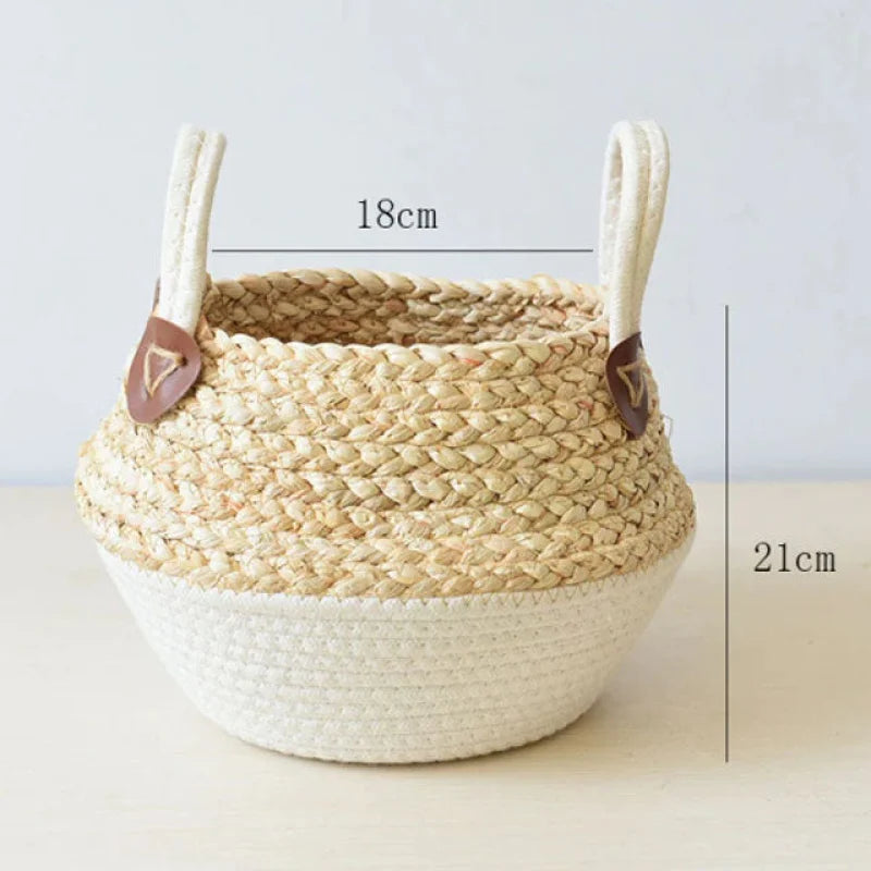 Cache-Pot en Osier Pot de Fleur | MAONA