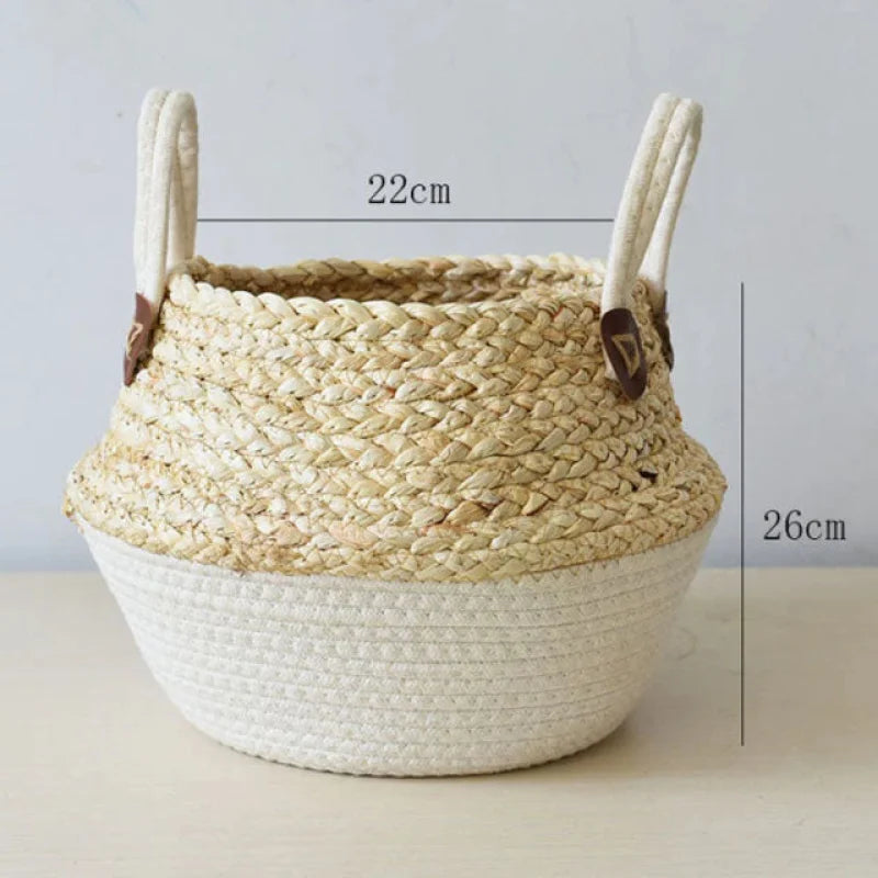 Cache-Pot en Osier Pot de Fleur | MAONA