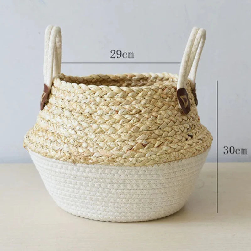 Cache-Pot en Osier Pot de Fleur | MAONA