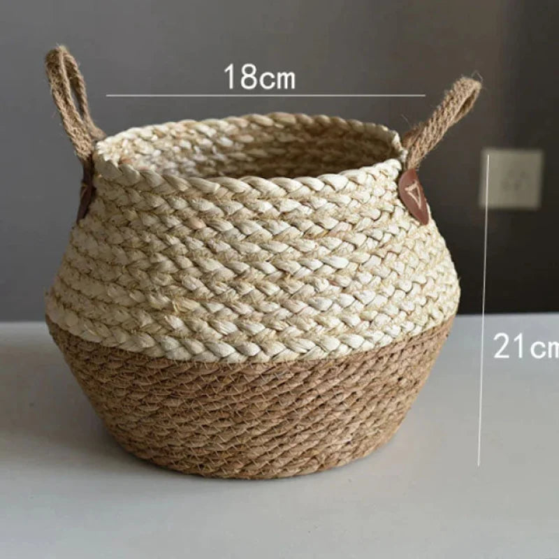 Cache-Pot en Osier Pot de Fleur | MAONA
