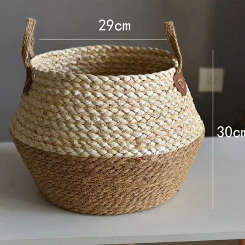 Cache-Pot en Osier Pot de Fleur | MAONA