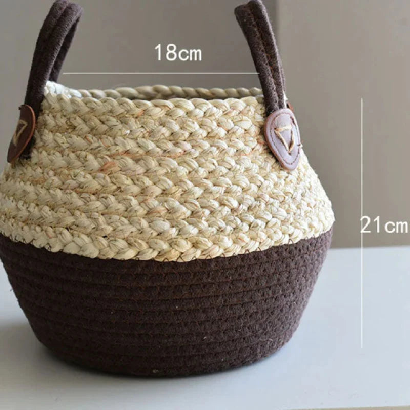Cache-Pot en Osier Pot de Fleur | MAONA