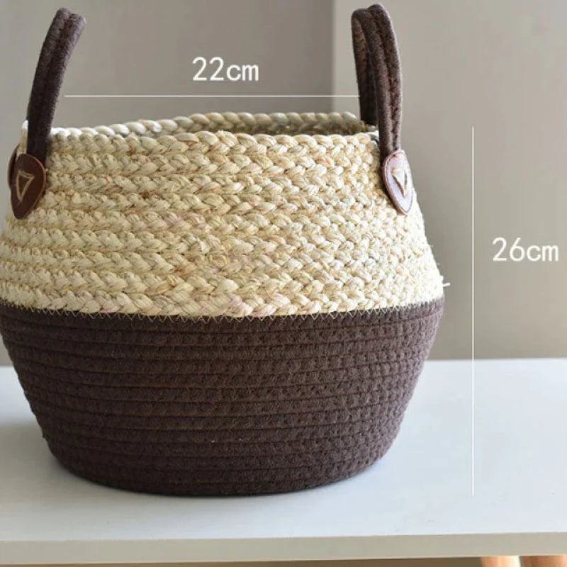 Cache-Pot en Osier Pot de Fleur | MAONA