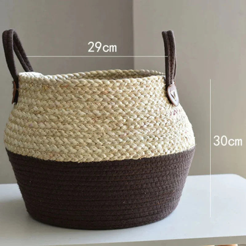 Cache-Pot en Osier Pot de Fleur | MAONA