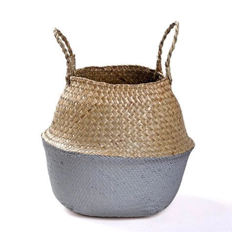 Cache Pot Osier Gris | TYANA