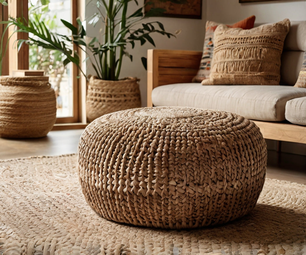 Notre collection de poufs en osier