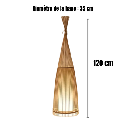 Grande Lampe à poser en Osier | POSEO