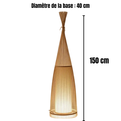 Grande Lampe à poser en Osier | POSEO