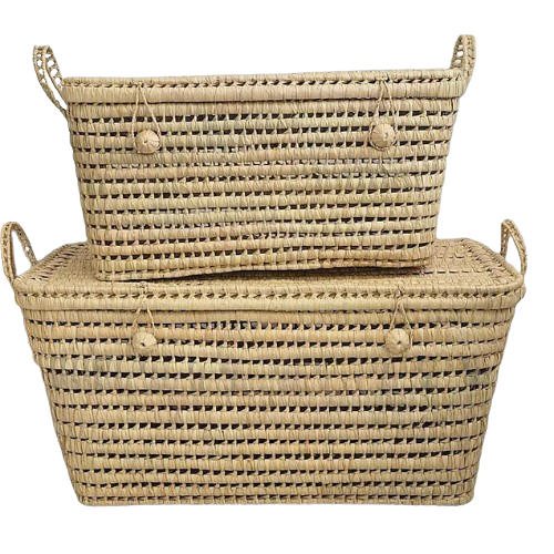 Coffre à jouets en osier | PALAMA