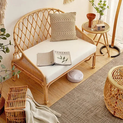 Fauteuil Banc en Osier | BANCLA