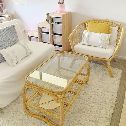 Fauteuil en Osier Tressé | FAUTEA