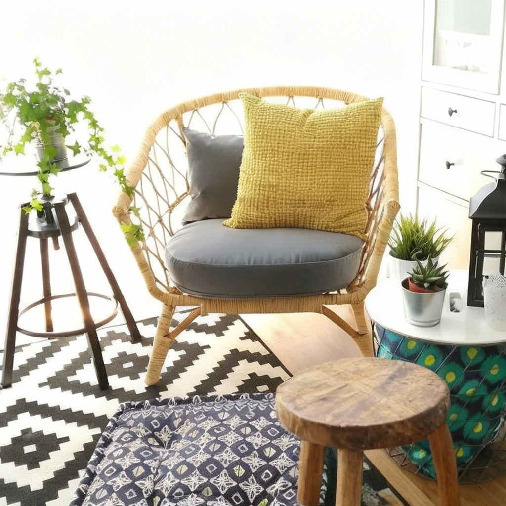 Fauteuil en Osier Tressé | FAUTEA