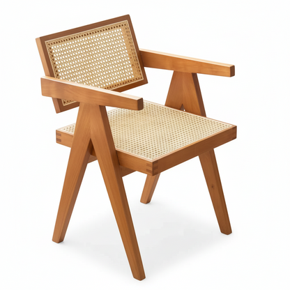 Fauteuil en Bois & Osier | Collection Héritage