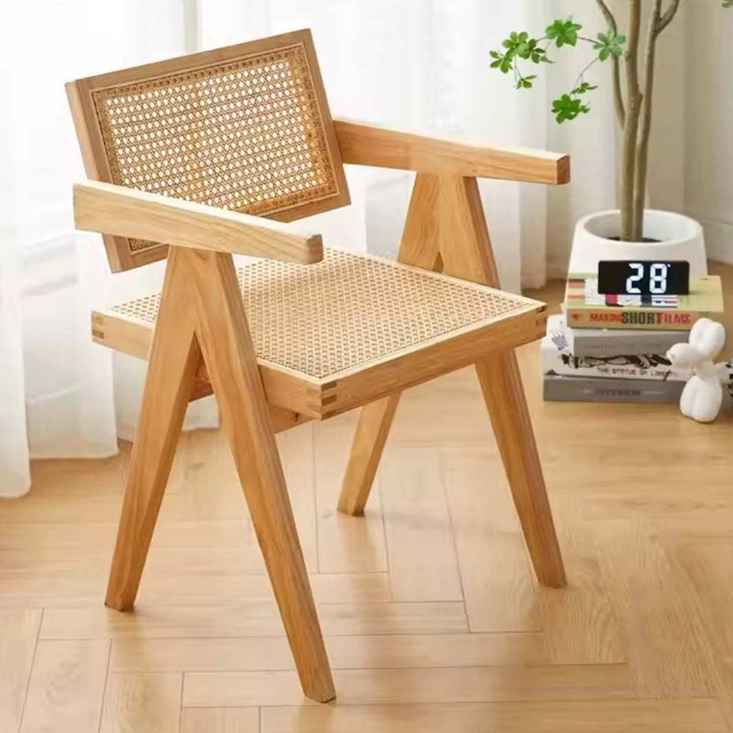 Fauteuil en Bois & Osier | Collection Héritage