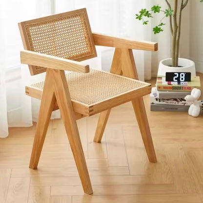 Fauteuil en Bois & Osier | Collection Héritage