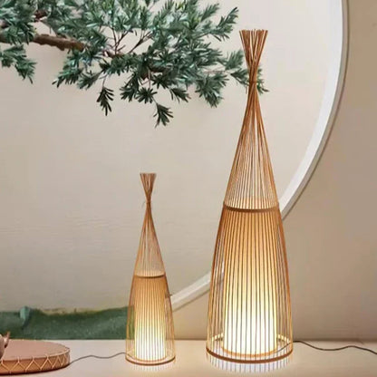 Grande Lampe à poser en Osier | POSEO