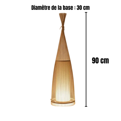 Grande Lampe à poser en Osier | POSEO