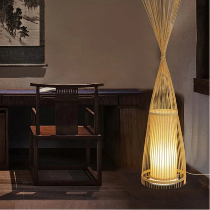 Grande Lampe à poser en Osier | POSEO