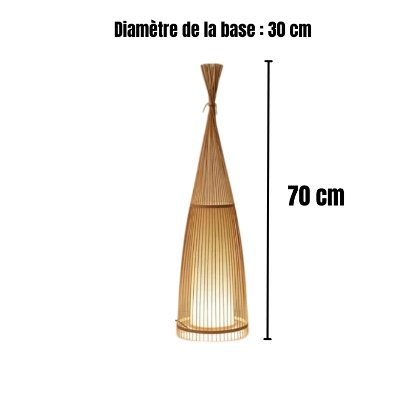 Grande Lampe à poser en Osier | POSEO