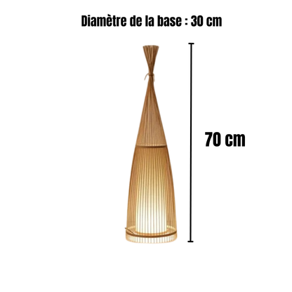 Grande Lampe à poser en Osier | POSEO