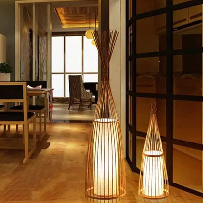 Grande Lampe à poser en Osier | POSEO