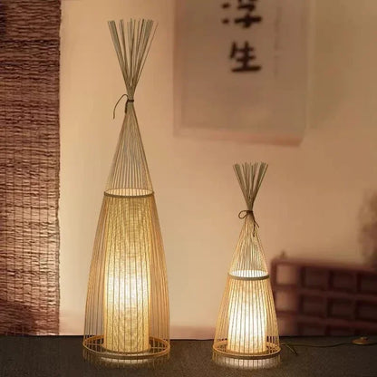 Grande Lampe à poser en Osier | POSEO