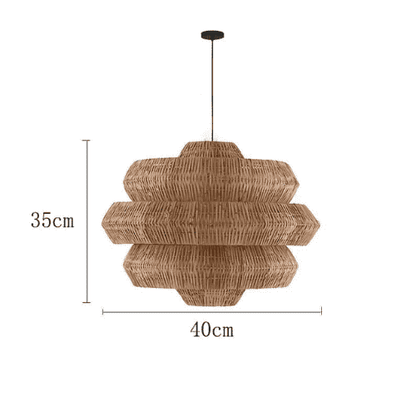 Grande Suspension en Osier | ANTIBES
