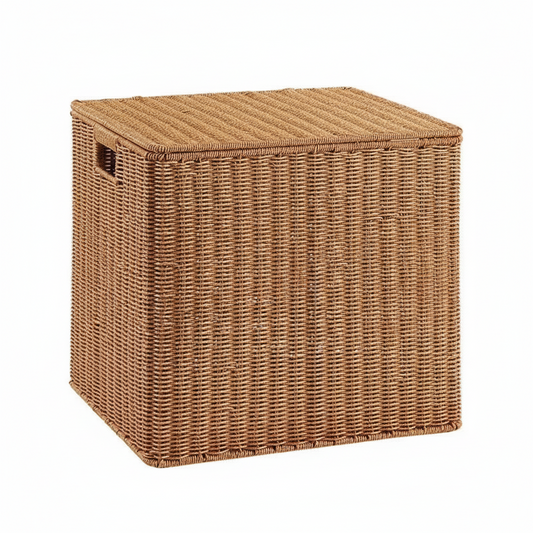 Grande malle de rangement en osier | MALO