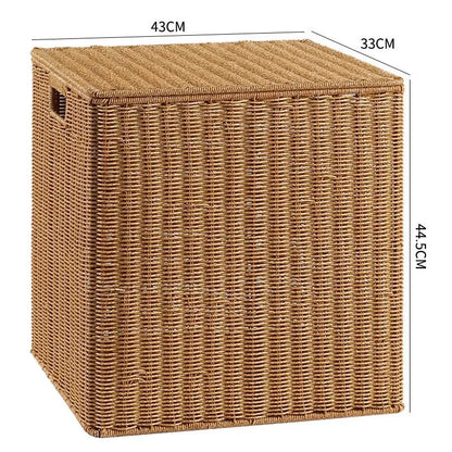 Grande malle de rangement en osier | MALO