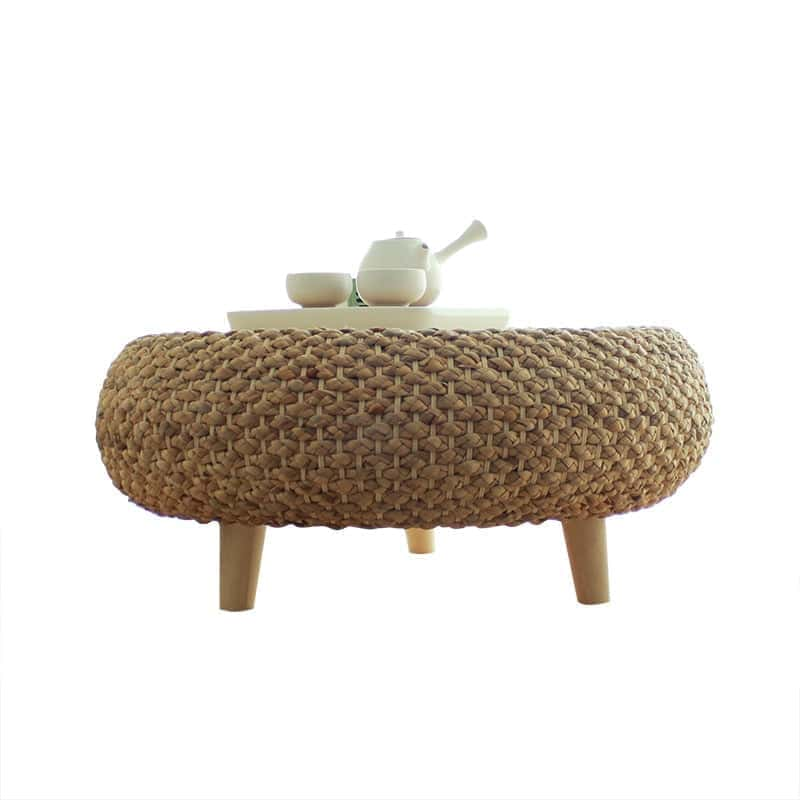 Petite Table Ronde en Rotin | LIVIA