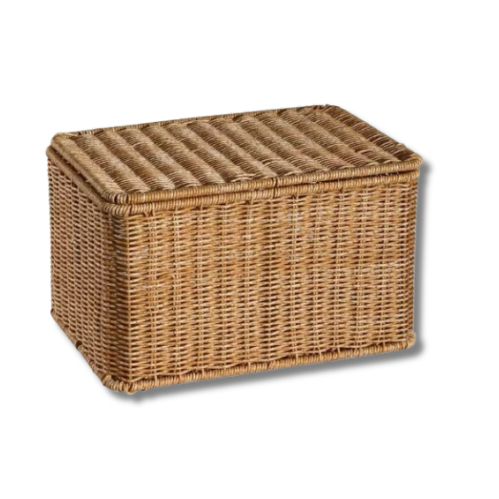 Malle en Osier avec Couvercle | AURELIA