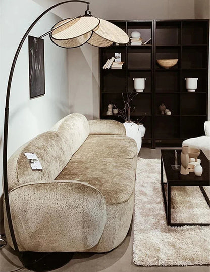 Lampadaire Arc en Osier – Modèle Feuillage Design | PALO