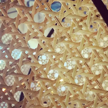 Lampadaire Feuillage en Osier Naturel | ELORIA