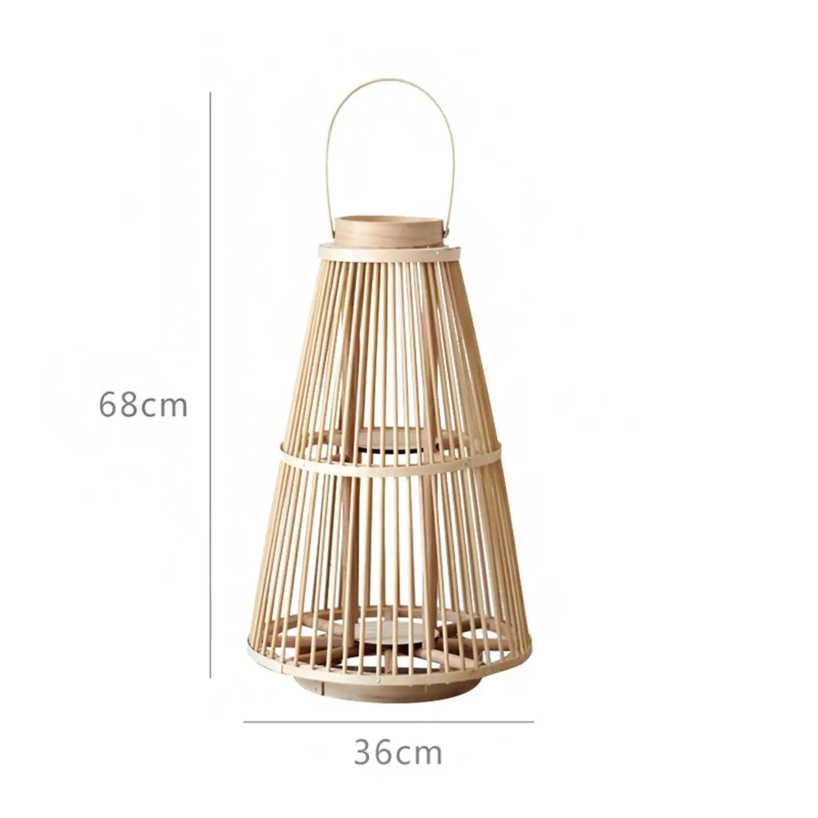 Lampe bougeoir en osier | BOUGEA