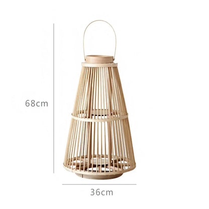 Lampe bougeoir en osier | BOUGEA