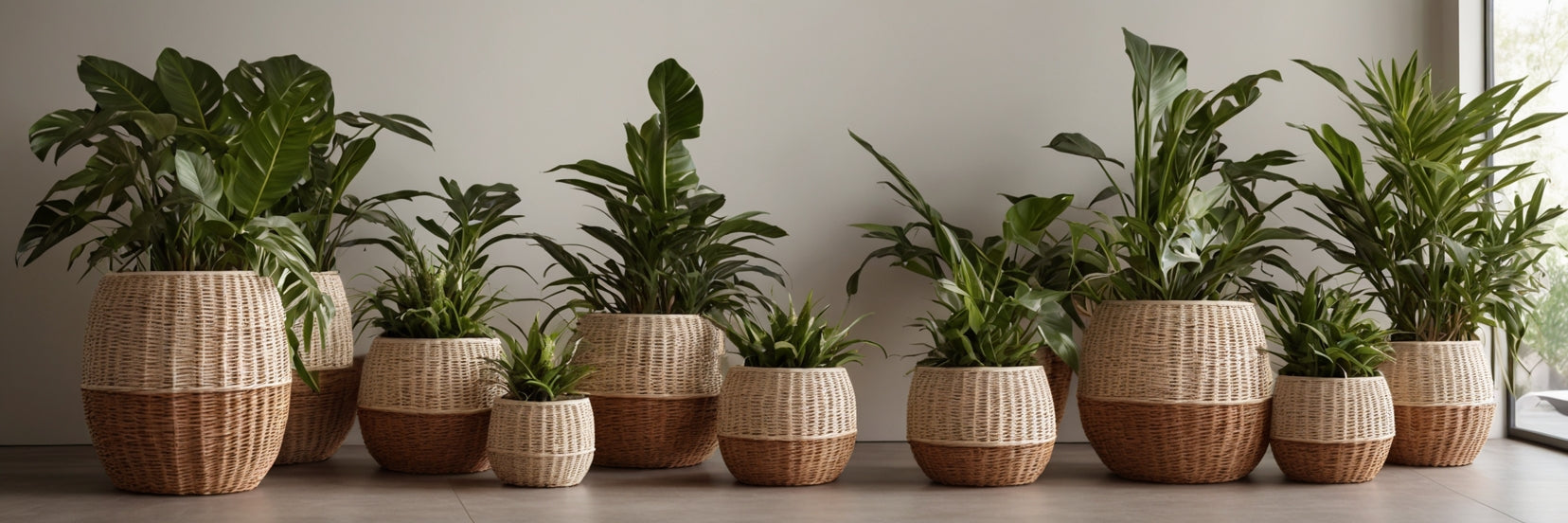 Cache-Pots en Osier