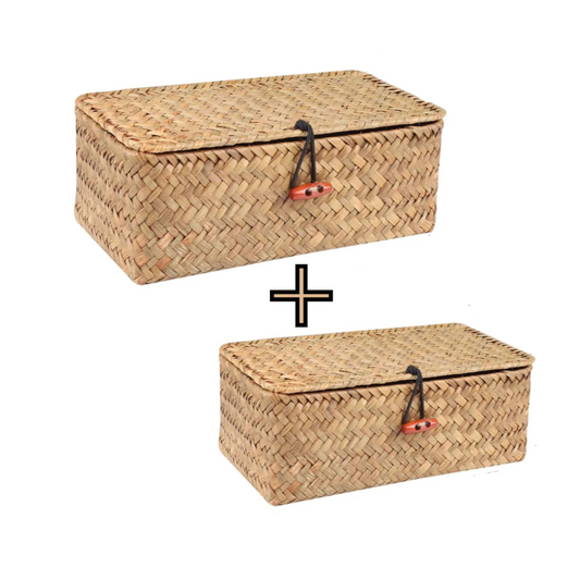 Lot de 2 Malles en Osier | SHIZU