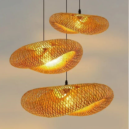 Luminaires suspendus en osier | LIORA