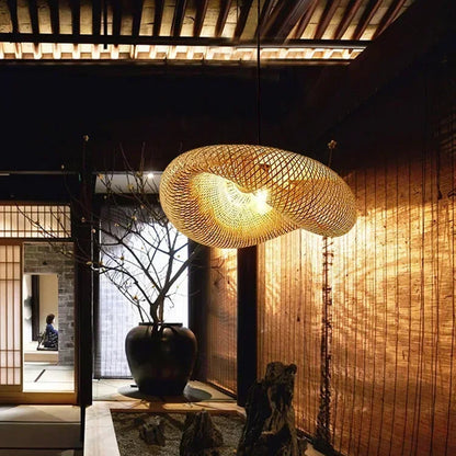 Luminaires suspendus en osier | LIORA