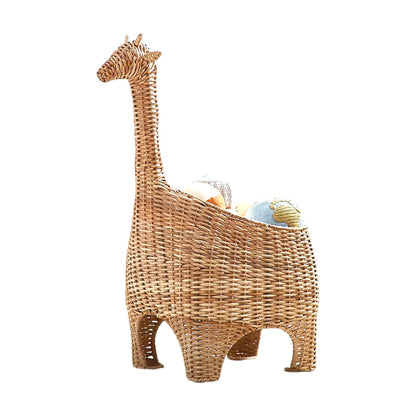 Panier de Rangement Girafe en Osier | LINO