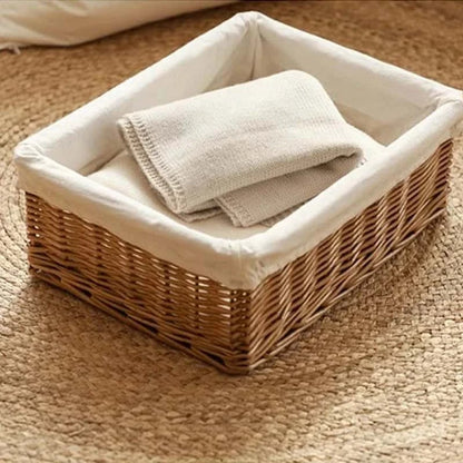 Panier de Rangement en Osier avec Doublure | ALONA