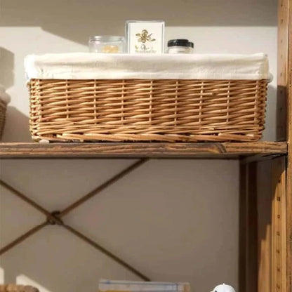 Panier de Rangement en Osier avec Doublure | ALONA