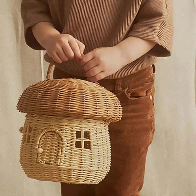 Panier de Rangement en Osier enfant | CHAMPI-MIGNON