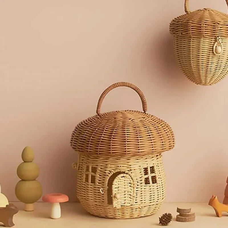 Panier de Rangement en Osier enfant | CHAMPI-MIGNON